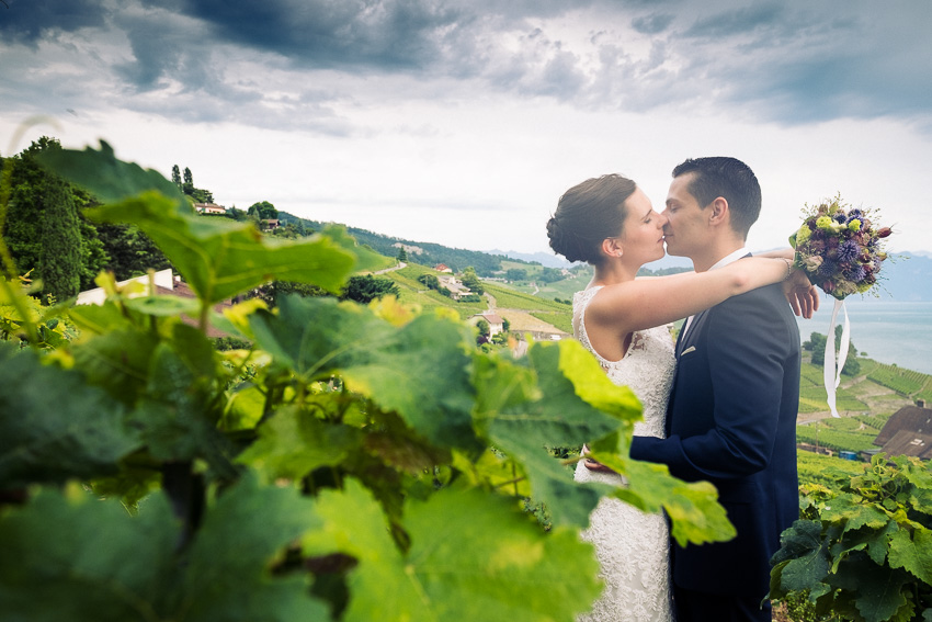 mariage dans le vignes du Lavaux