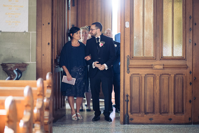 Mariage à l'église de Poliez-Pittet