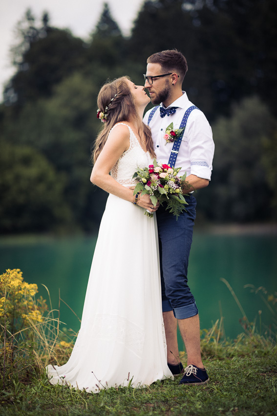 Mariage au bord du lac de la Gruyère