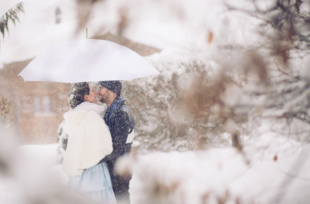 Un mariage sous la neige