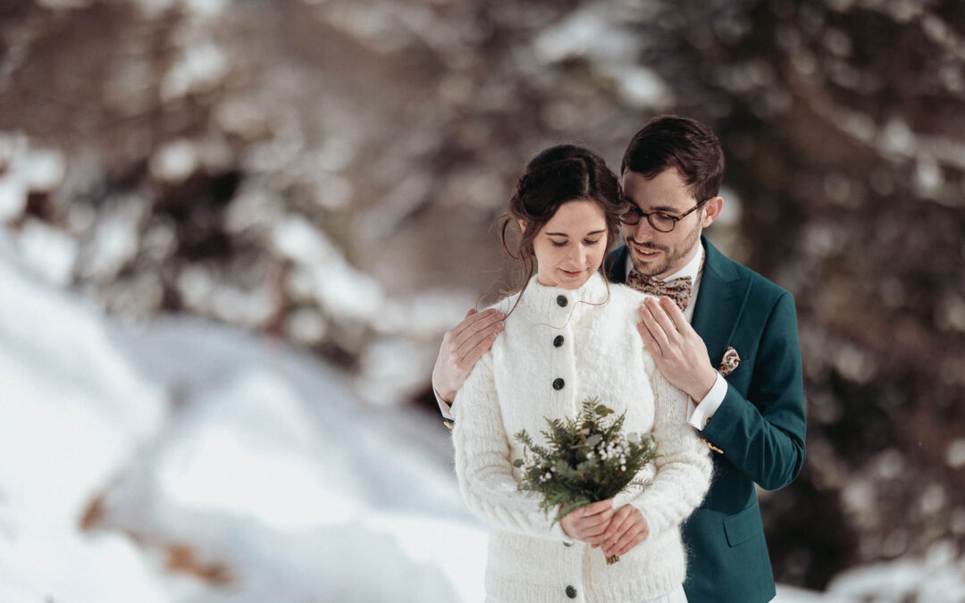 Un joli mariage dans les Alpes valaisannes