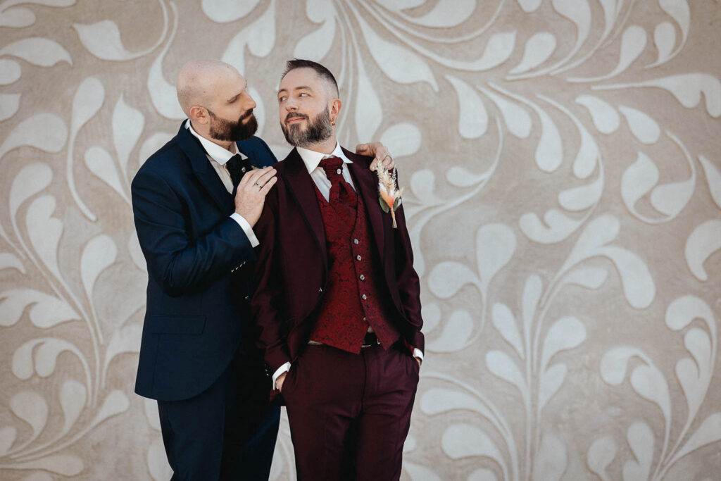 Photo romantique couple gay à lausanne