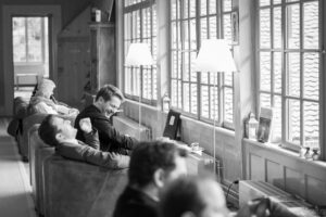 Photo de mariage spontanée
