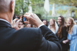 Photo de groupe par le papa de La Mariée
