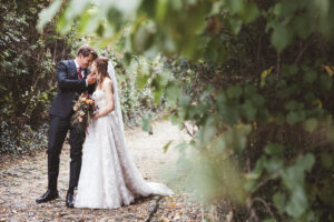 Photo du couple après la cérémonie de mariage