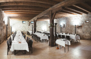 La salle du mariage dans l'Hôtel du Cloître sur l'Île St-Pierre