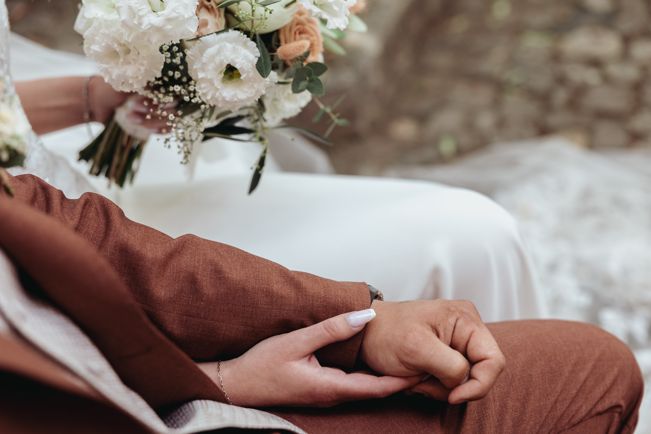 Mariage dans la cour de l'Abbaye