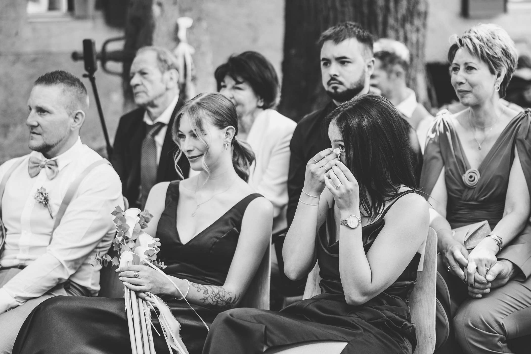Mariage dans la cour de l'Abbaye