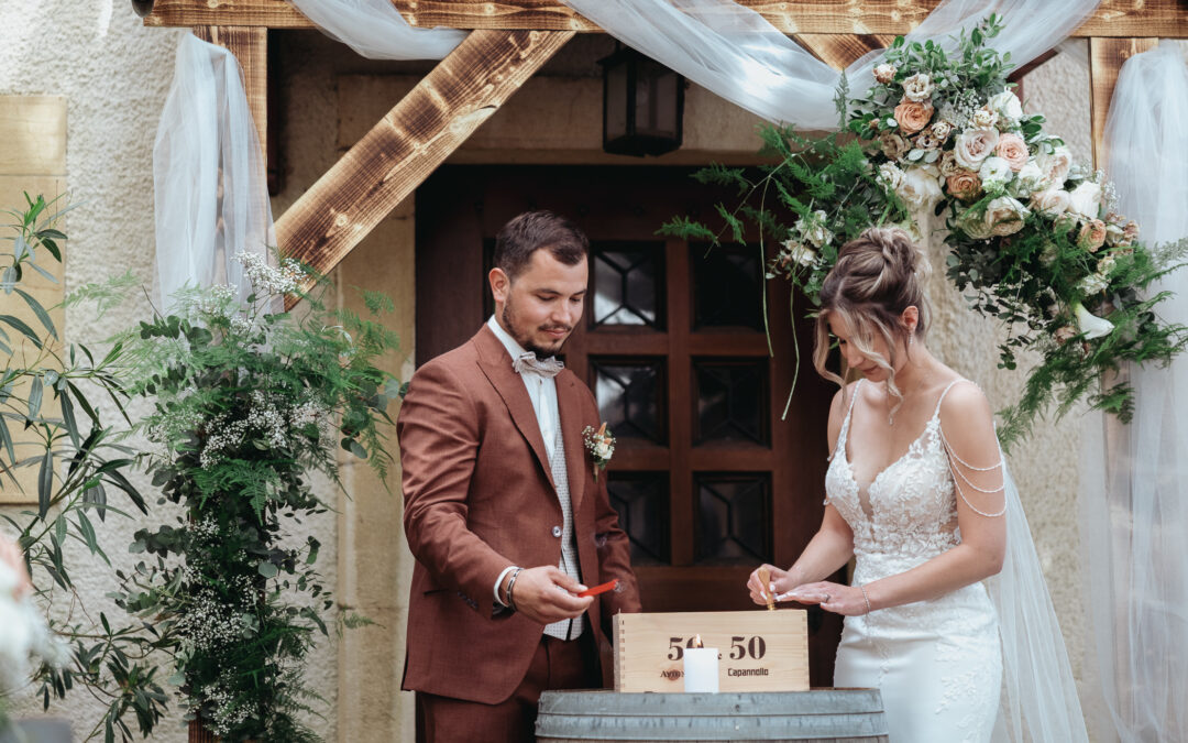 Un mariage à l&rsquo;Abbaye de Bevaix (NE)